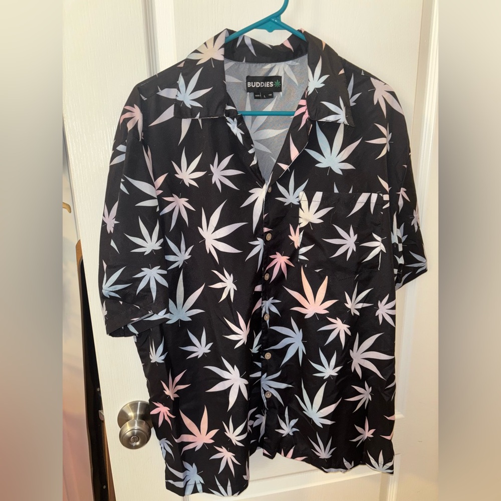 Pastel rave herb party hippie shirt